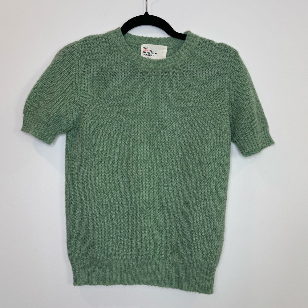Elegant Mint Crew Neck Sweater